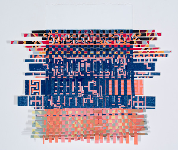Woven Sampler #1, 2021 by Betsy Jacaruso Gallery