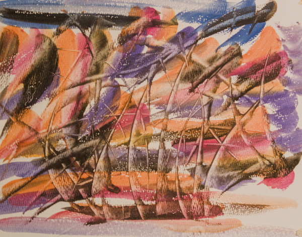 Abstract Scrape-ism #8 by Gregory Anderson