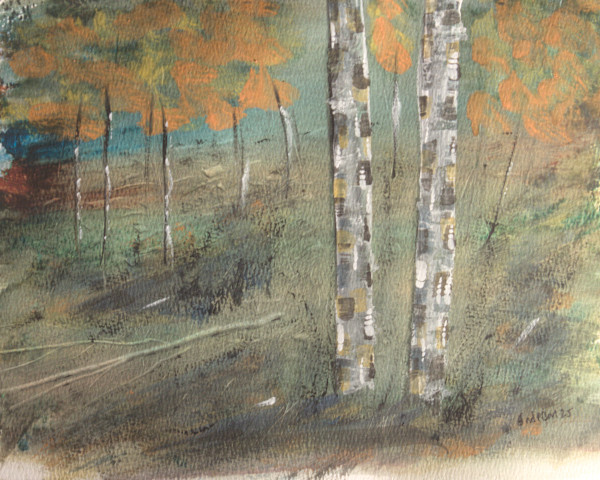 Autumn Birch by Gregory Anderson