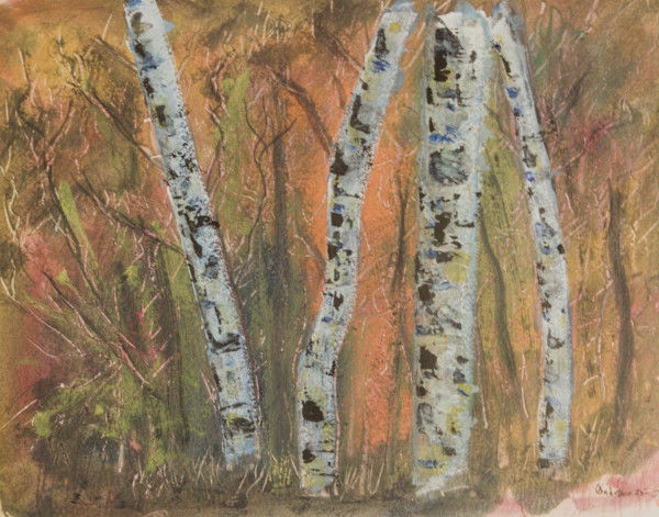 Autum Birches by Gregory Anderson