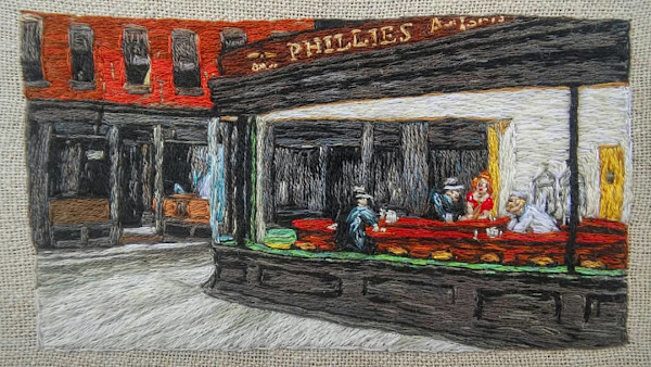 Nighthawks Edward Hopper by Darci Lenker