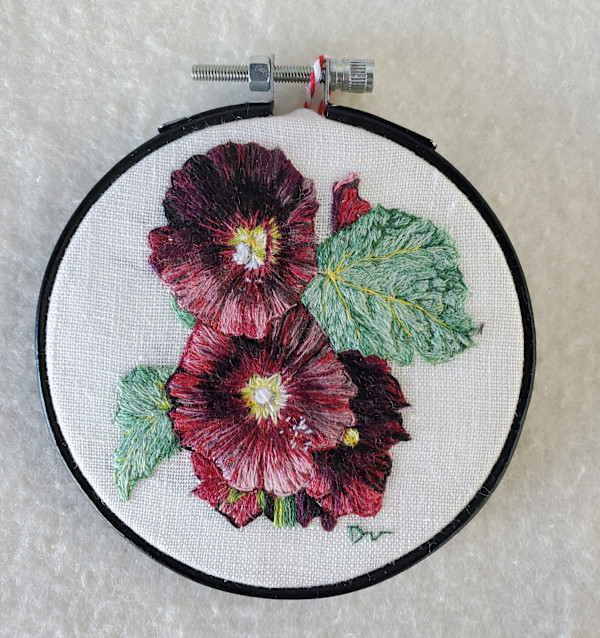 Hollyhocks by Darci Lenker