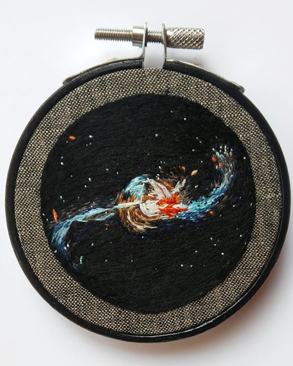 Twisted Cosmic Knot by Darci Lenker