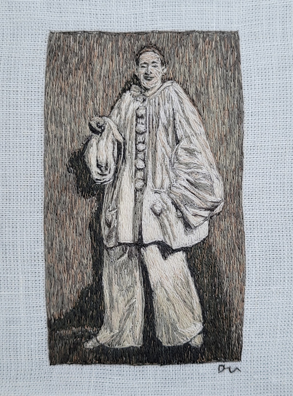 Pierrot Laughing by Darci Lenker