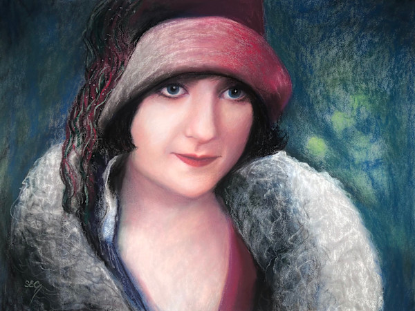 Red Hat - Winter Night by Susan E Cunniff Fine Art