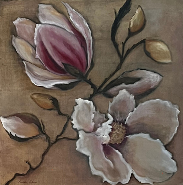 Magnolia in Bloom by Laetitia Viljoen