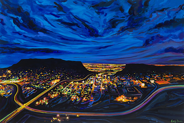 Golden at Night from Lookout Mountain by Emily Dwan, Image 1.
