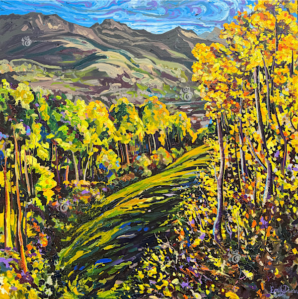 Mountain Dream 48X48" Painting by Emily Dwan, Image 1.