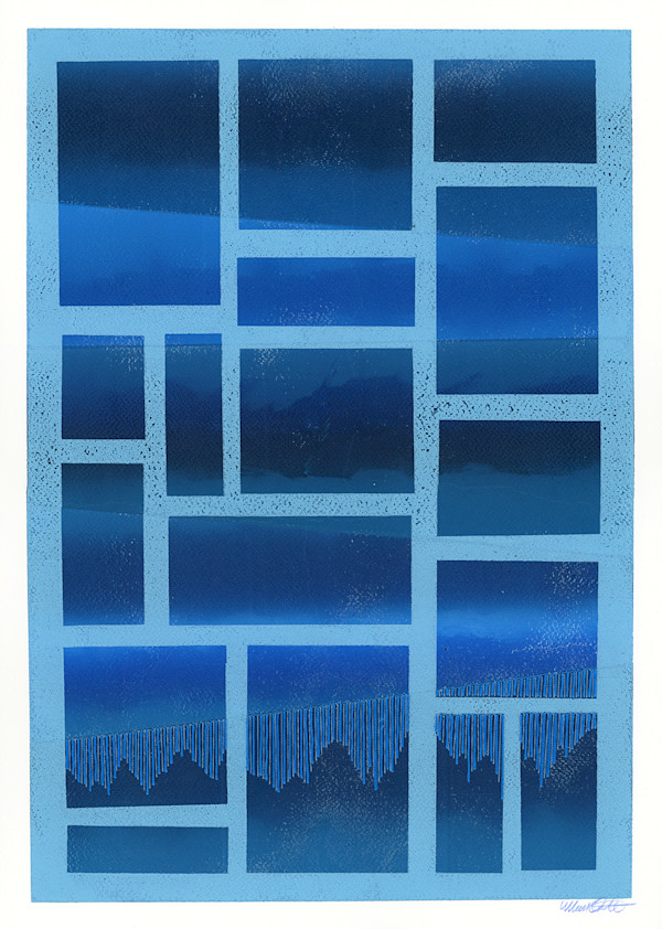 Blue Skies Grid by Maren Oates