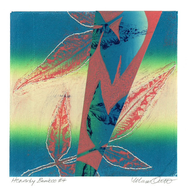 Heavenly Bamboo #4 - Botanical Mashup by Maren Oates