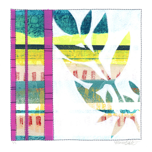 Botanical Mini Quilt 2 by Maren Oates