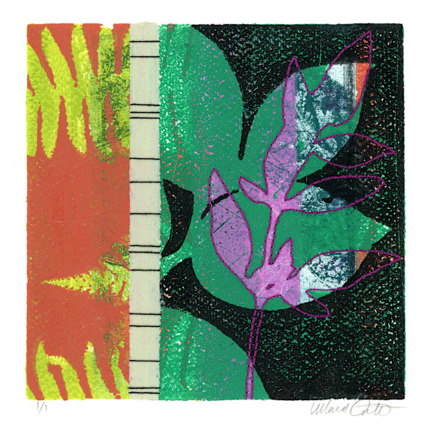 Botanical Quilt Block A by Maren Oates