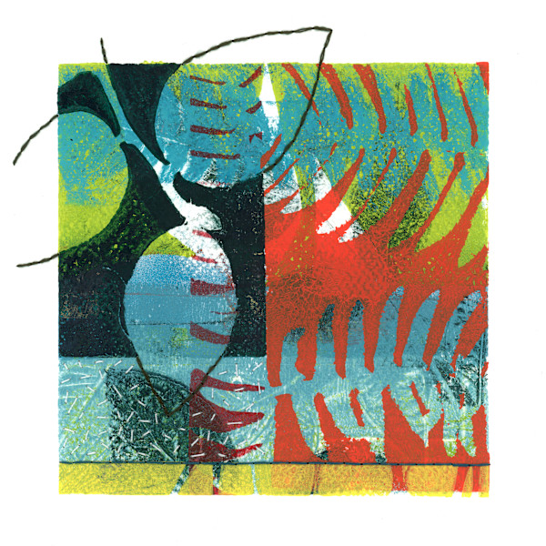 Botanical Quilt Block E by Maren Oates