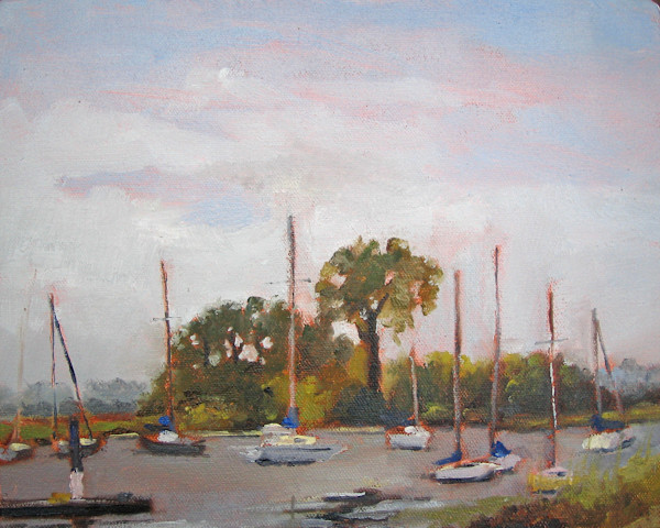 Belle Haven Boats by Barbara Henris