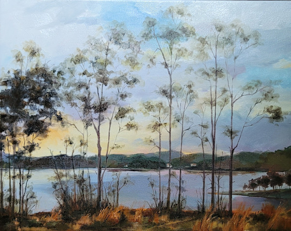 Lakeside Sunset by Barbara Henris