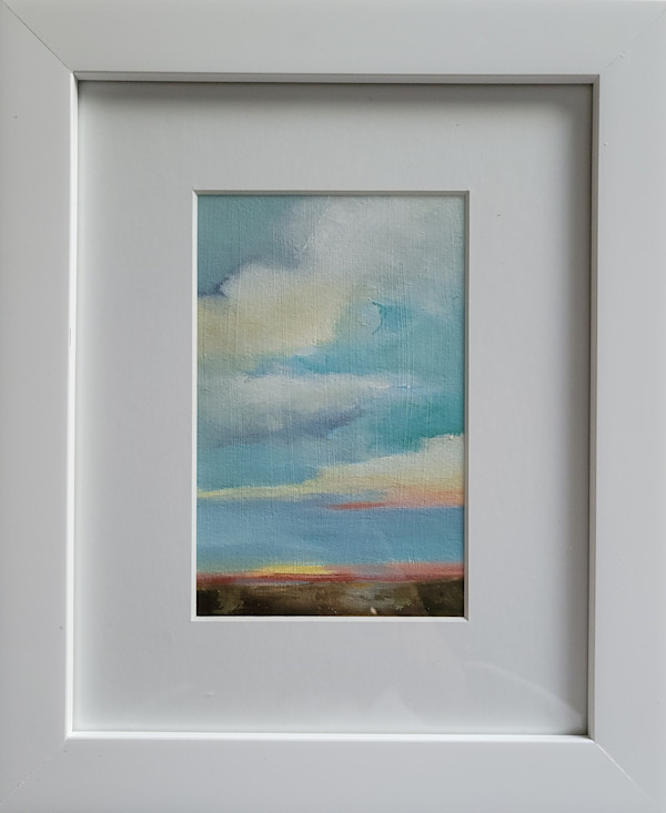 Sky Sketch 2 Framed by Barbara Henris