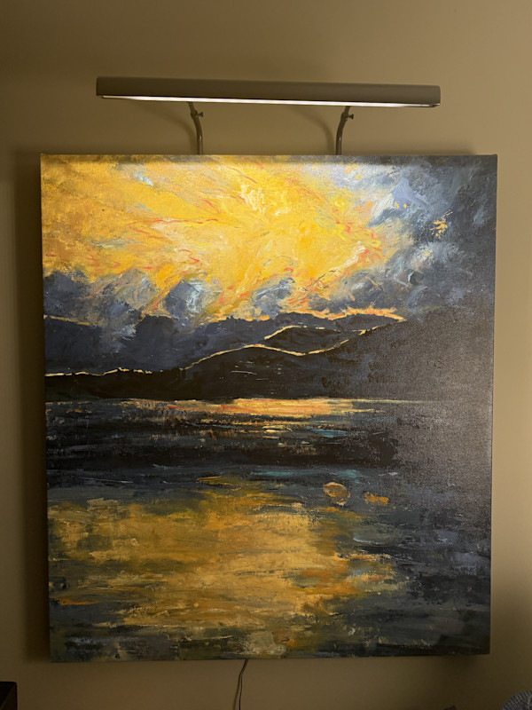 Yellow Sunset by Anne Crowley (1960- )