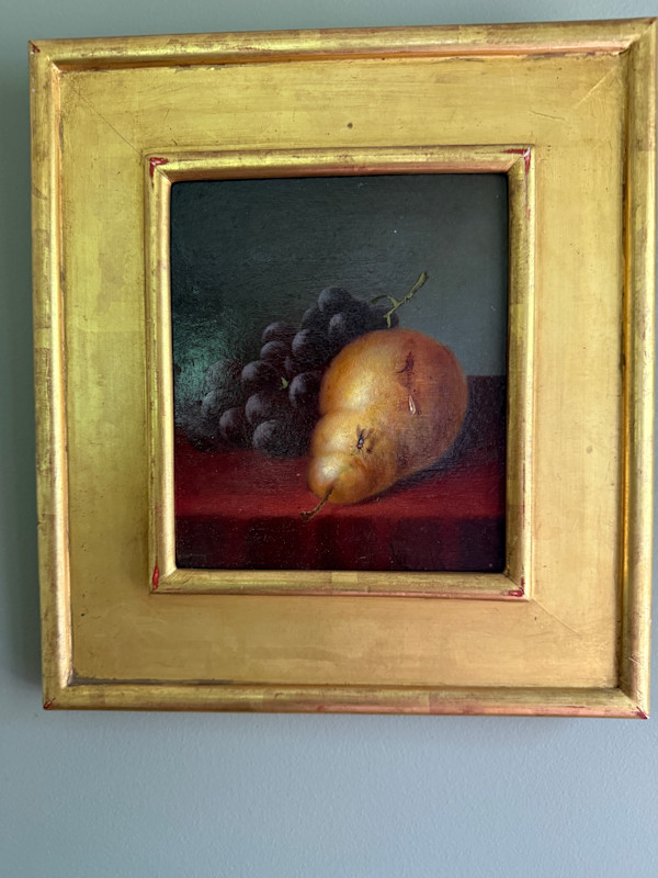 Grapes and Pear by Morston Constantine Ream (1840-1898) American