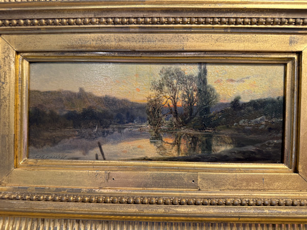 Evening by Louis Emile Dardoize (1826-1901)