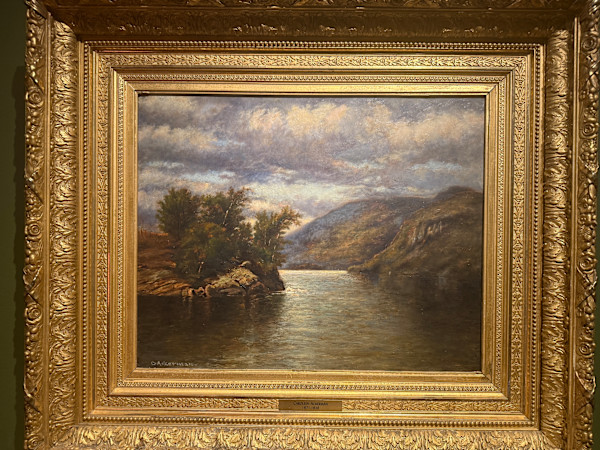 Catskills Creek and Mountain by Caroleen Ackerman Brown (1871-1938)