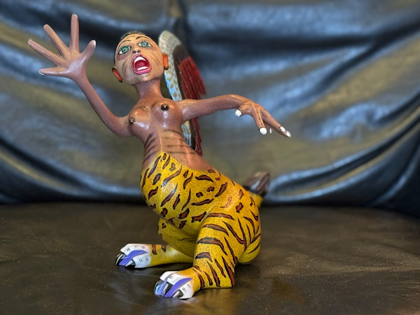 Flying Tiger Witch by Damien Y Beatriz Morales