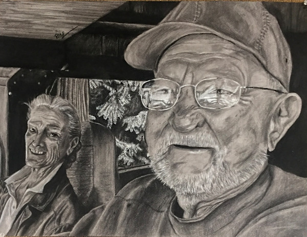 Grandpa Bill and Grandma Lou by Becca Lewis