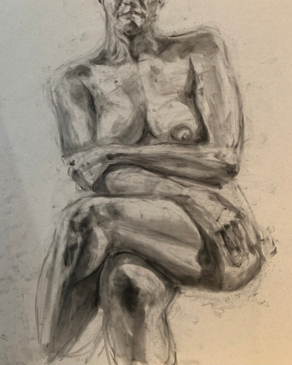 Figure drawing by Becca Lewis
