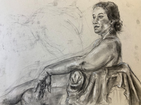 Figure drawing by Becca Lewis