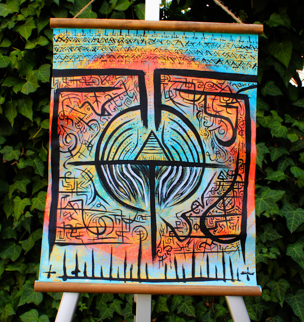"Ancestral Healing" [Original - 11.5" x 14.5"] by AboVelow Design
