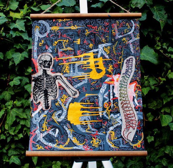 "Sacral Axis Mundi" [11.5" x 14.5"] by AboVelow Design