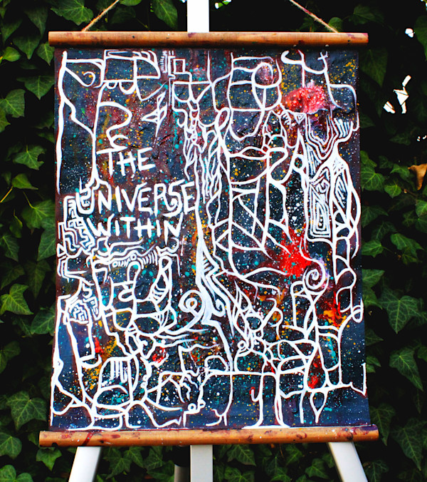 "World Within" [Original - 11.5 x 14.5"] by AboVelow Design