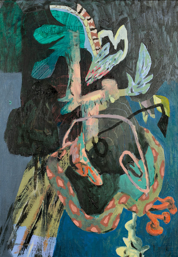 Sottobosco with Snake and Orange Bonnets by Jordan Martins, Image 1.