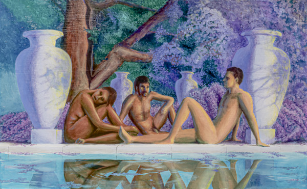 Luncheon by the Pool by Timothy Griffith