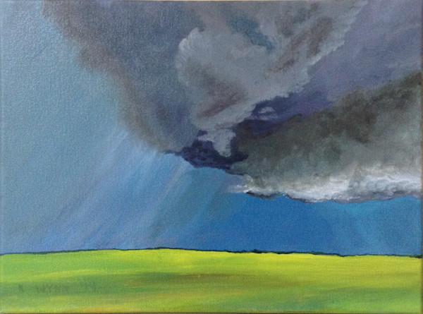 Prairie Rainstorm by MK Wynn