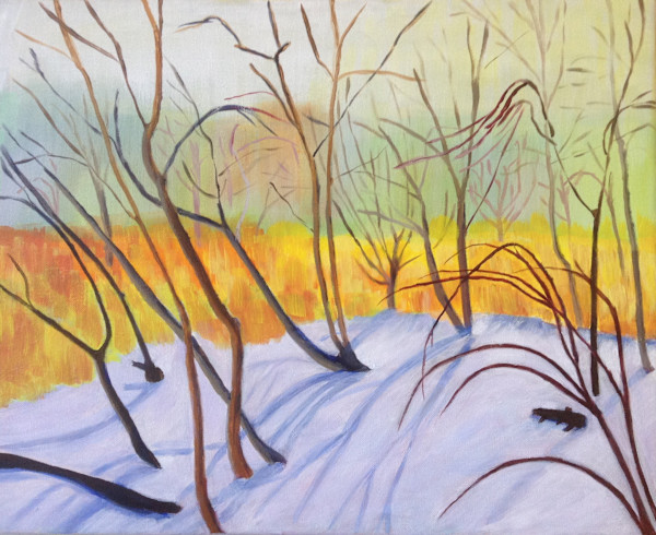 Winter In Spring at Marshes' Edge by MK Wynn