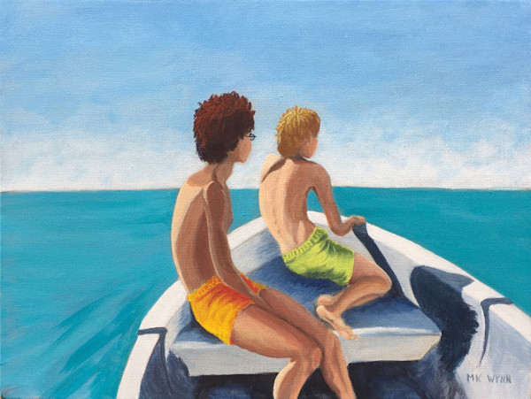 Boys, Facing Horizon by MK Wynn