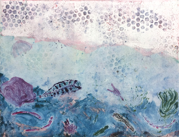 Undersea in Mauve by MK Wynn