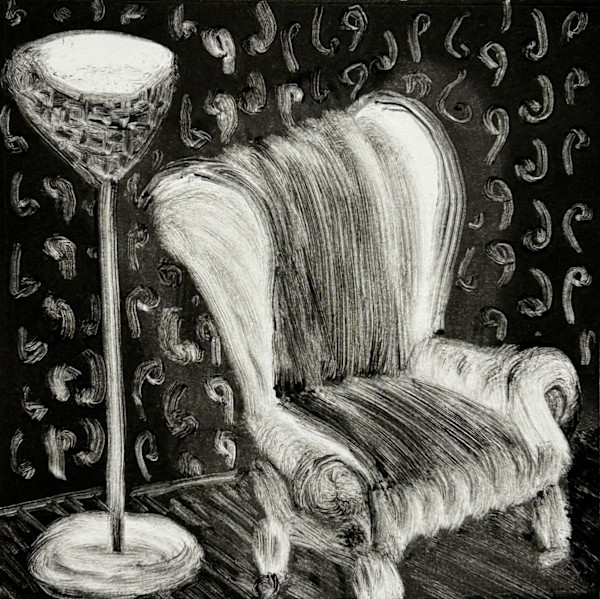 (Chair Portrait #1) Grandpa's Chair by MK Wynn