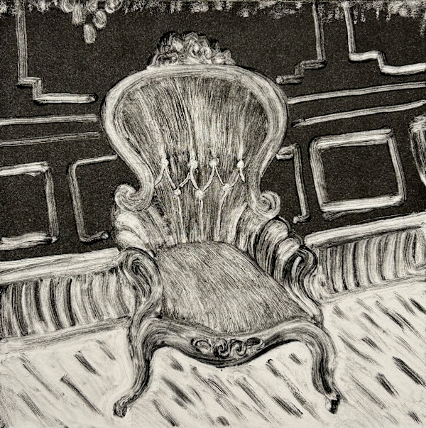 (Chair Portrait #8) French Bergère Chair by MK Wynn