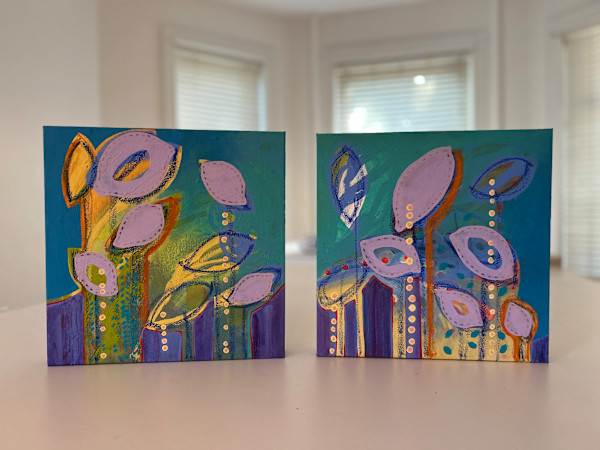Untitled Birds Diptych by TAMMI LONGSJO, Image 1.