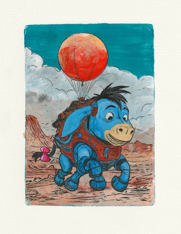 Equus asinus - 40.469 Hectare Void by Greg Butkus