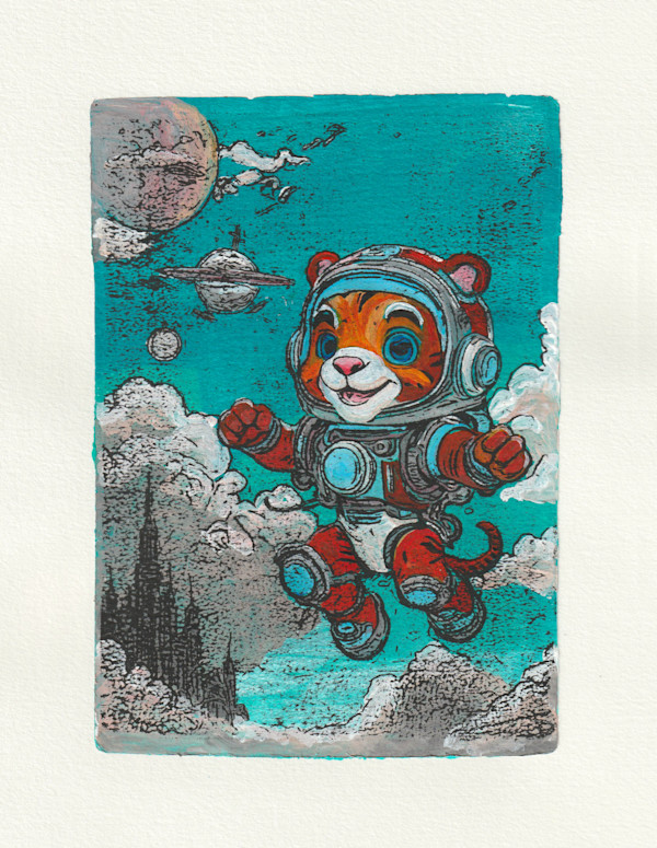 Panthera Tigris - 40.469 Hectare Void by Greg Butkus