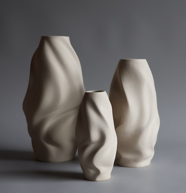 Trio (porcelain) by Topher Gent