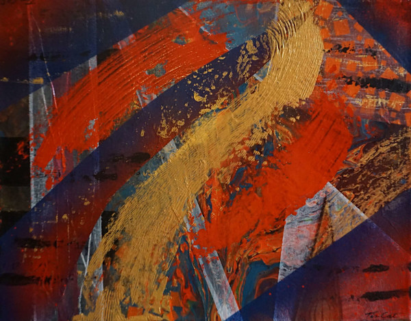 Gold flow by Tin Cat   Sherry Smith Schnicke
