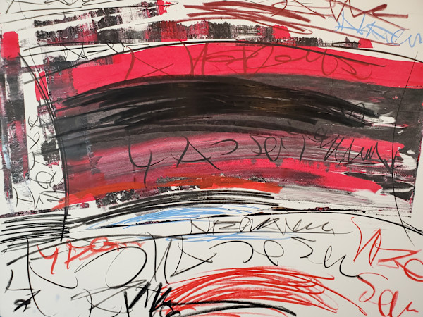 Red Field #2 by scottkadamsart