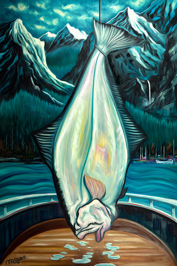 Alaskan Halibut by Marissa Kayne Saurer