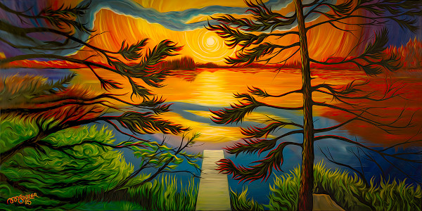 Cabin View by Marissa Kayne Saurer, Image 1.