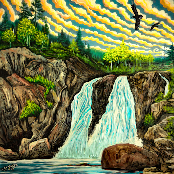 High Falls - Tettegouche State Park - Minnesota by Marissa Kayne Saurer