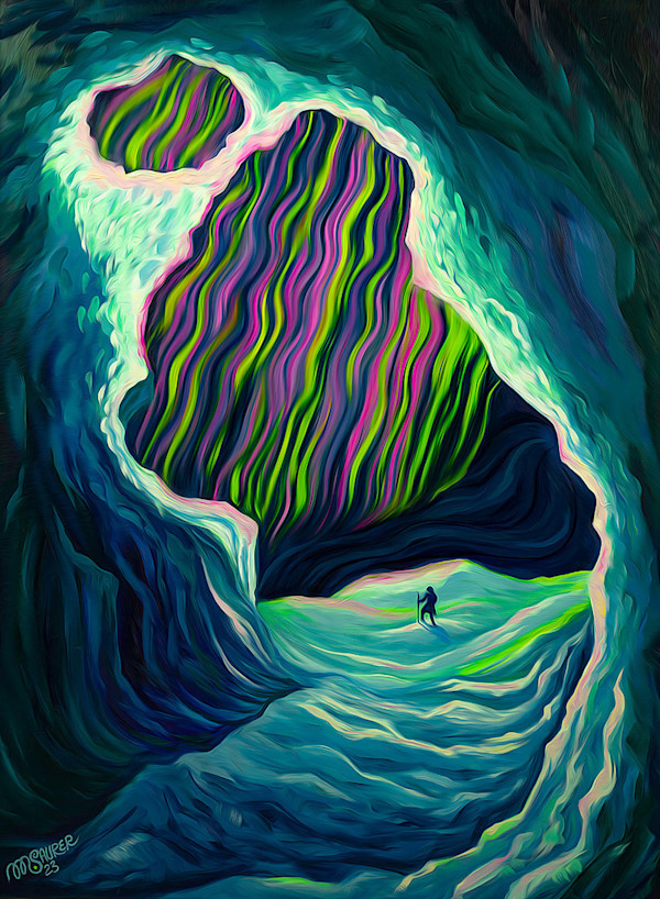 Iceland Ice Cave by Marissa Kayne Saurer