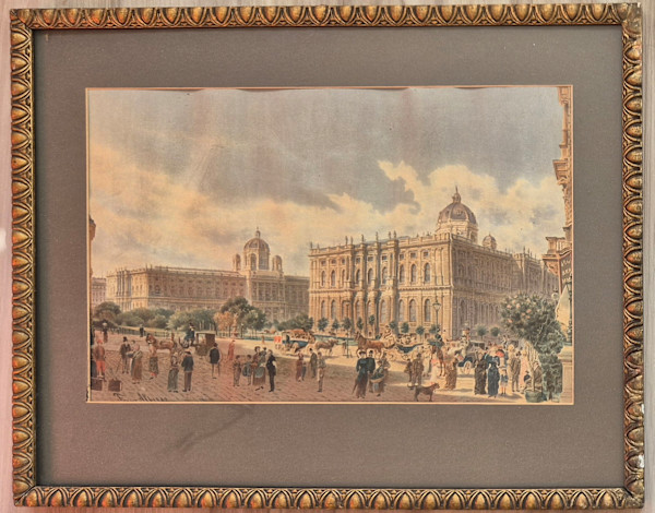 Wiener Innenstadt - Lithographie! by Franz Alt